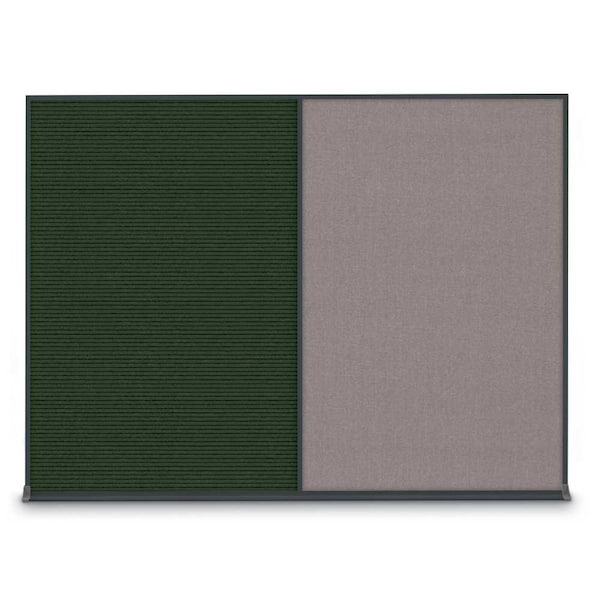 Double Door Radius Corkboard, 60"X36", B